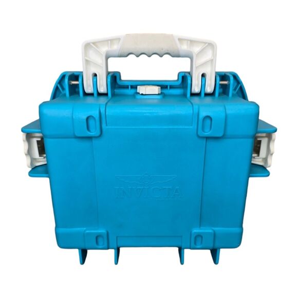 Invicta Limited Edition Aqua Blue Empty Hard Watch Dive Case Only - Picture 3 of 16